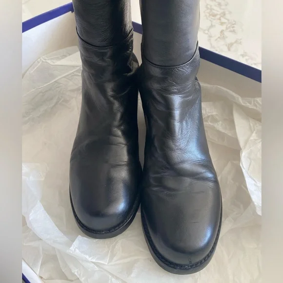Stuart Weizmann black 5050 over the knee boots SZ 7 - Picture 5 of 16